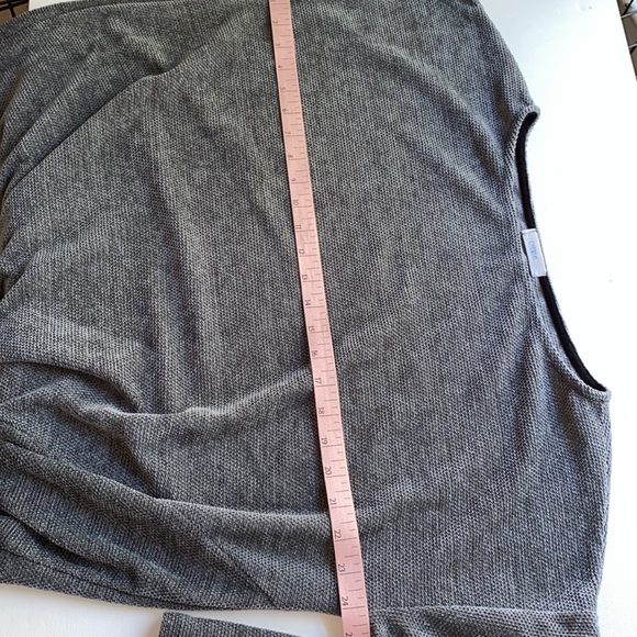 Soft Cherish Grey Side Tie Front Top - Picture 8 of 11